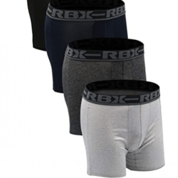 RBX Underwear & Socks Rbx Performance Mens Quick Dry Boxer Briefs